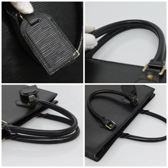 LOUIS VUITTON Epi Sac Plat Hand Bag Black M59082 LV Auth EC107 - Picture 16 of 16